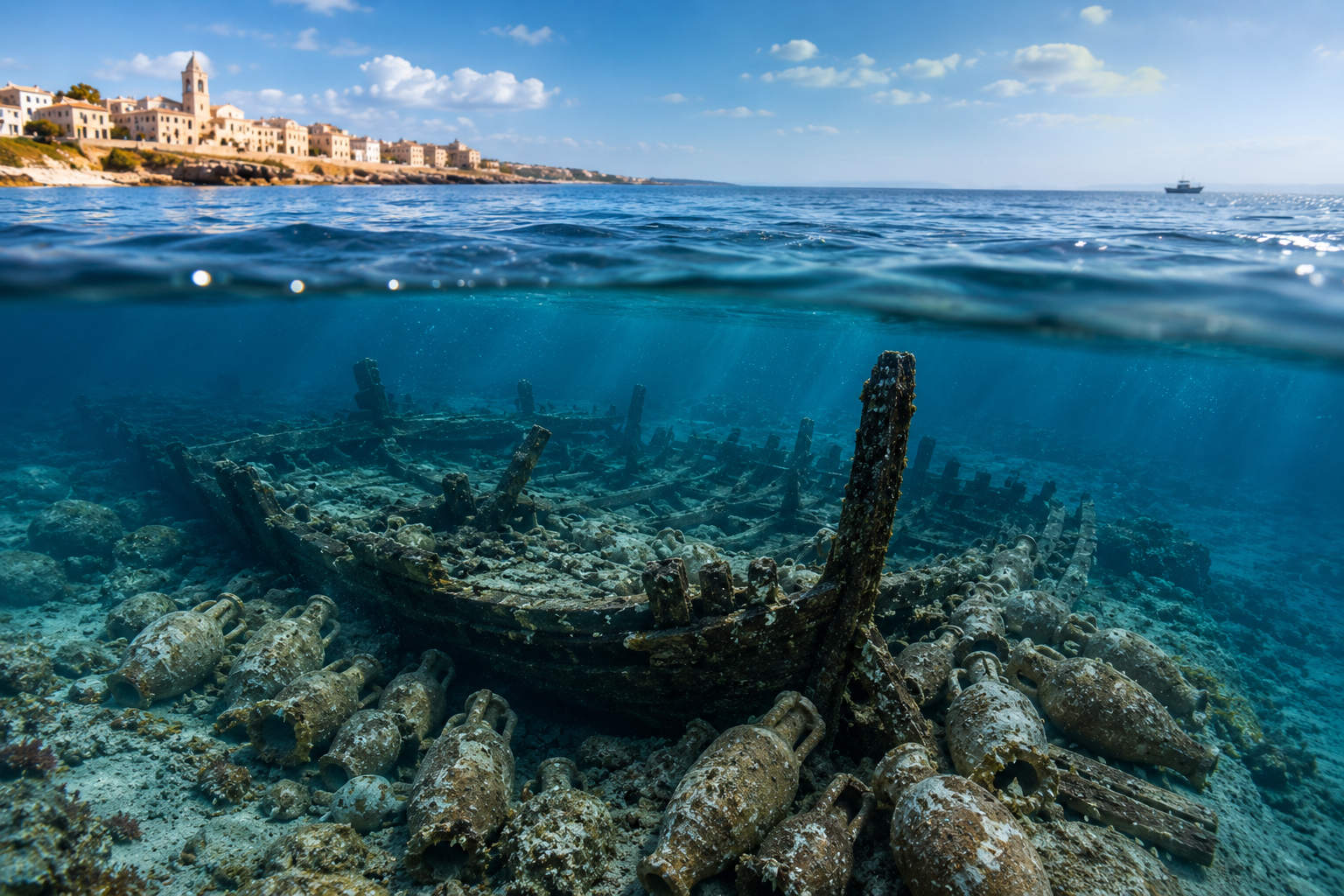 2,100-Year-Old Roman Shipwreck Found Off Sicily With 500 Ancient Amphorae